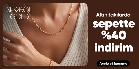 Sembol Gold altın takılarda sepette %40 indirim