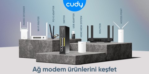 Cudy Ağ Modem Ürünlerini Keşfet