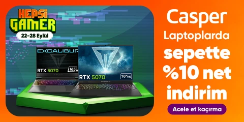 Excalibur i7 RTX5070 ürünlerinde  sepette %10 indirim