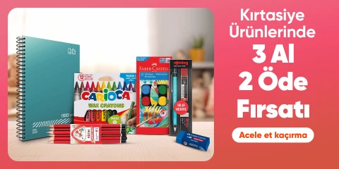 Kırtasiye Ürünlerinde 3 Al 2 Öde
