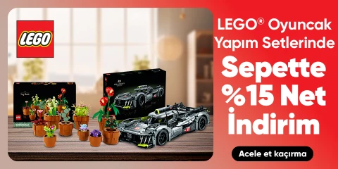 LEGO® Yapım Setlerinde Sepette Net %15 İndirim