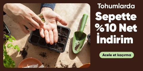Tohumlarda Sepette Net %10 İndirim Fırsatı