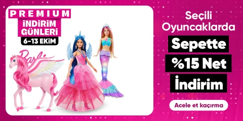 Seçili Barbie Markalı Oyuncaklarda Sepette Net %15 İndirim
