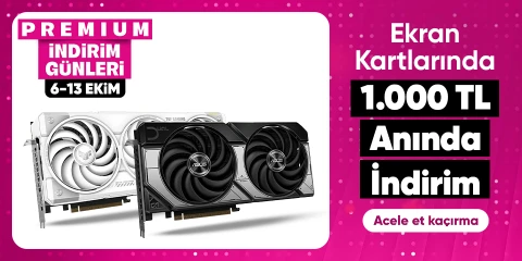 Ekran Kartlarında 1000 TL Kupon Fırsatı
