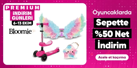 Bloomie Oyuncaklarda Sepette Net %50 İndirim