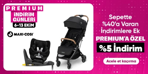 Maxi-Cosi Bebek Araç Gereçlerinde Sepette %40 a Varana Ek Premiuma Özel %10 İndirim