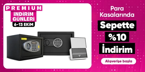Para Kasalarında  Sepette %10 İndirim