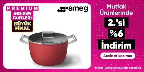 Smeg Türkiye Mağazasında Seçili Mutfak Ürünlerinde Sepette %10 İndirim!