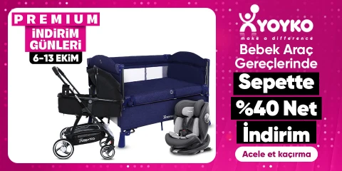 Yoyko Bebek Araç Gereçlerinde Sepette Net %40 İndirim