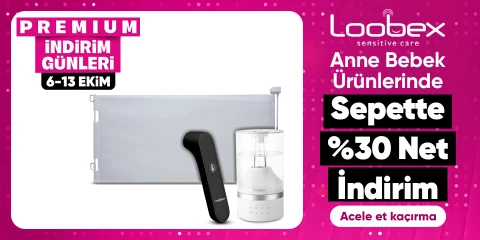 Loobex Anne Bebek Ürünlerinde Sepette Net %30 İndirim