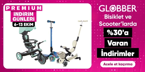 Globber Bisiklet ve Scooterlarda %30'a varan İndirim