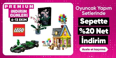 LEGO® Oyuncak Yapım Setlerinde Sepette Net %20 İndirim