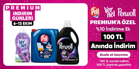 Süpermarket Ürünlerinde Premium'a Özel %10 İndirime Ek 100 TL Anında İndirim