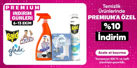 Temizlik Ürünleride  %10 İndirim