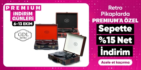 Retro Pilkaplarda Sepette %15 Net İndirim