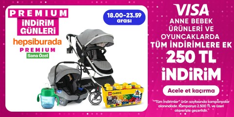 Anne Bebek Ürünlerde ve Oyuncaklarda 2.500 TL'ye 250 TL indirim