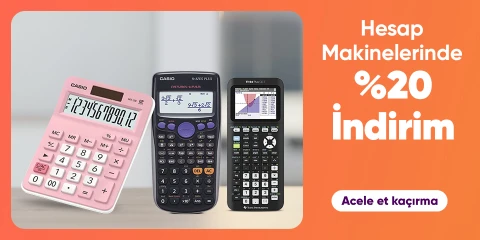 Hesap Makinelerinde %20 İndirim