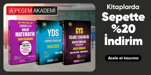 Kitaplarda  Sepette %20 İndirim