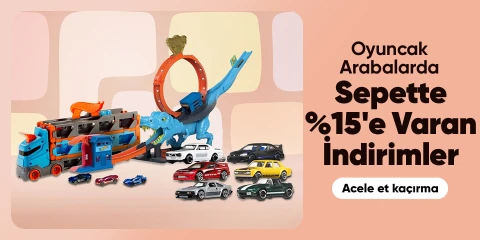 Oyuncak Arabalarda Sepette Net %15'e Varan İndirim