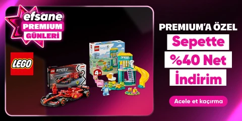 Premium'a Özel LEGO® Yapım Setlerinde Sepette Net %40 İndirim