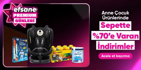 Anne çocuk ürünlerinde sepette %70'e varan indirimler (uyarlama)