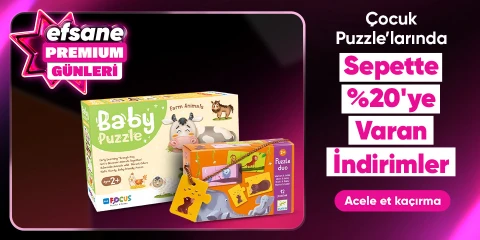 Çocuk Puzzlelarında Sepette %20'ye Varan İndirim