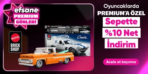 Premium'a Özel Mattel Brick Shop Markalı Oyuncaklarda Sepette Net %10 İndirim