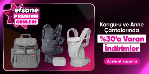Kanguru ve Anne Çantalarında %30'a Varan İndirimler 