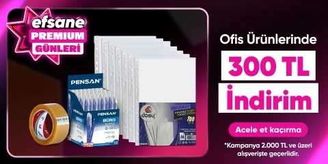 Ofis İhtiyaçlarına Özel  2000 TL'ye 300 TL İndirim