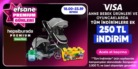 Anne Bebek Ürünlerde ve Oyuncaklarda 2.500 TL'ye 250 TL indirim