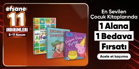 En Sevilen Çocuk Kitaplarında  1 Alana 1 Bedava Fırsatı