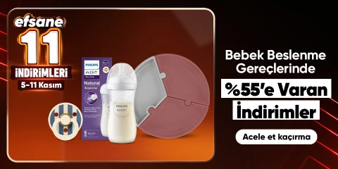 Bebek Beslenme Gereçlerinde %55'e Varan İndirimler