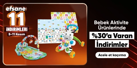 Bebek Aktivite Ürünlerinde %30'a varan İndirimler