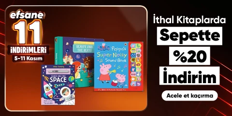 İthal Kitaplarda Sepette %20 İndirim