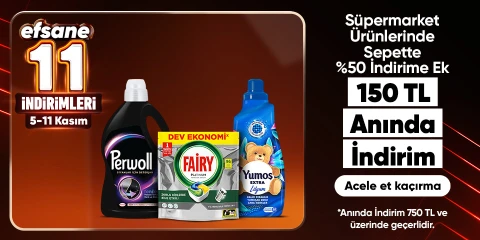 Süpermarket Ürünlerinde Sepette %10 İndirime Ek  150 TL Anında İndirim