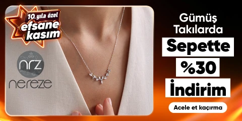 Nereze Gümüş Takılarda Sepette %30 İndirim 