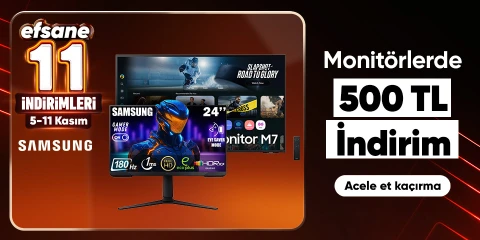 Samsung Monitörlerde 500 TL indirim
