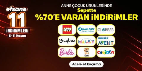anne çocuk 70'e varan indirimler