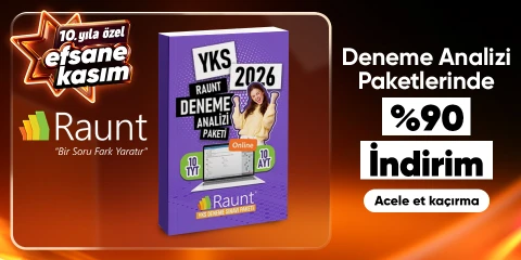 Efsane Kasıma Özel Raunt Yks 2026 Deneme Analizi Paketi % 90 İndirimli ! Bu Fırsatı Kaçırma