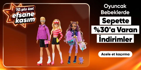 Oyuncak Bebeklerde Sepette %30'a Varan İndirim