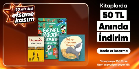 Kitaplarda  50 TL Anında İndirim