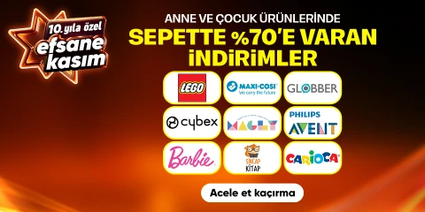 anne çocuk 70'e varan indirimler