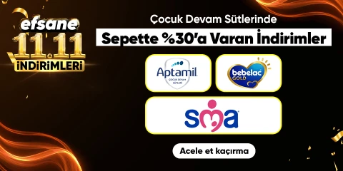 Çocuk Devam Sütlerinde Sepette %30'a Varan İndirim