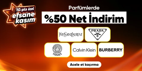 Parfümlerde %50 İndirim