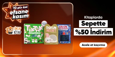 Kitaplarda  Sepette %50 İndirim