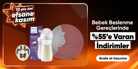Bebek Beslenme Gereçlerinde %55'e Varan İndirimler