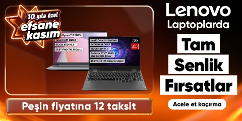 Lenovo Laptoplarda Efsane İndirimler