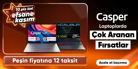 Casper Laptoplarda Efsane İndirimler