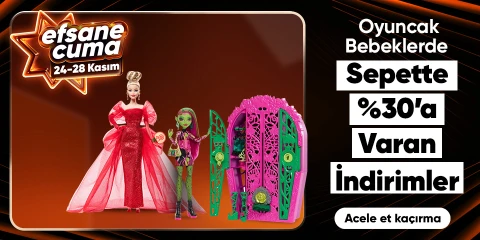 Oyuncak Bebeklerde Sepette Net %30'a Varan İndirim