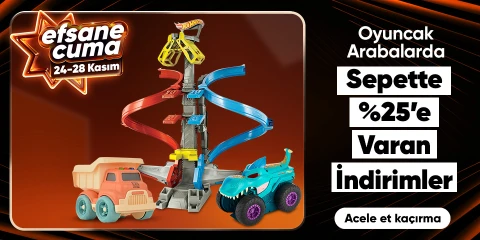 Oyuncak Arabalarda Sepette Net %25'e Varan İndirim